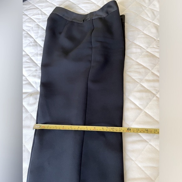 Talbots Heritage style black dress pants with black satin waist line US 10 - Picture 13 of 16